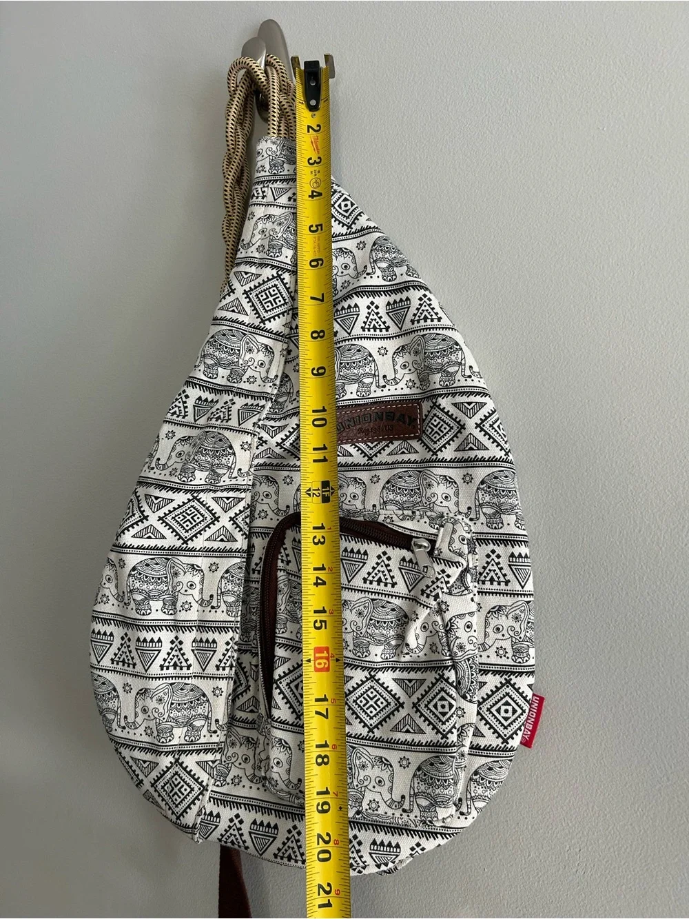 Union Bay Patterned Elephant shoulder Sling Bag